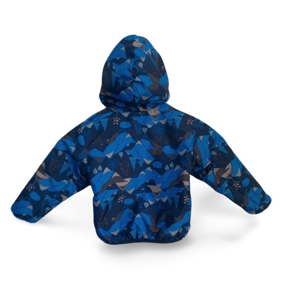 The North Face Other - The North Face Toddler Reversible Hooded Winter Jacket Blue Size 18-24mo GUC